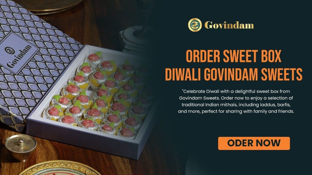 Diwali sweet box authentic Rajasthani traditional mithai Govindam Sweets