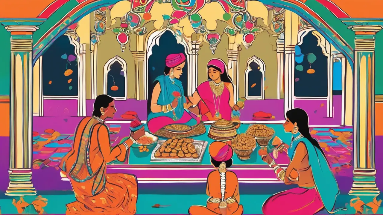 cultural significance of Ghewar in Rajasthan festival traditional sweet heritage