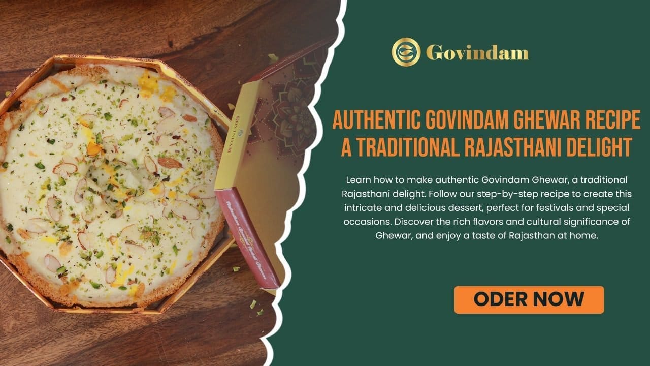 Govindam Ghewar exquisite Rajasthani delicacy premium authentic honeycomb sweet