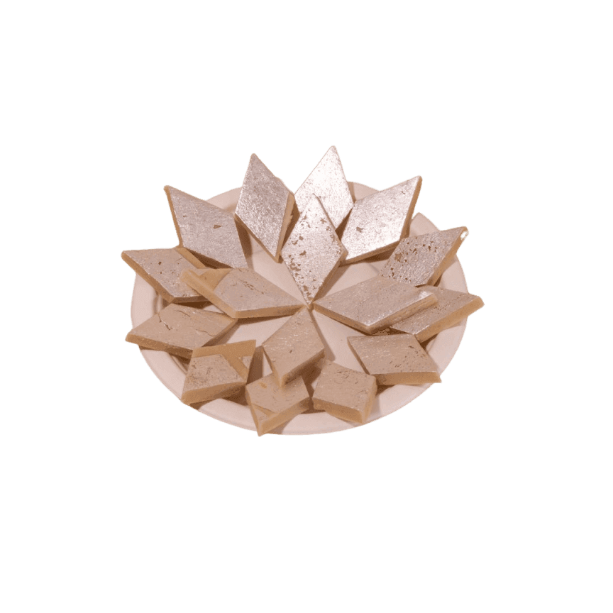 Fresh Premium Mithai Collection Kaju Katli with pure silver varq - Traditional Indian Sweet by Govindam