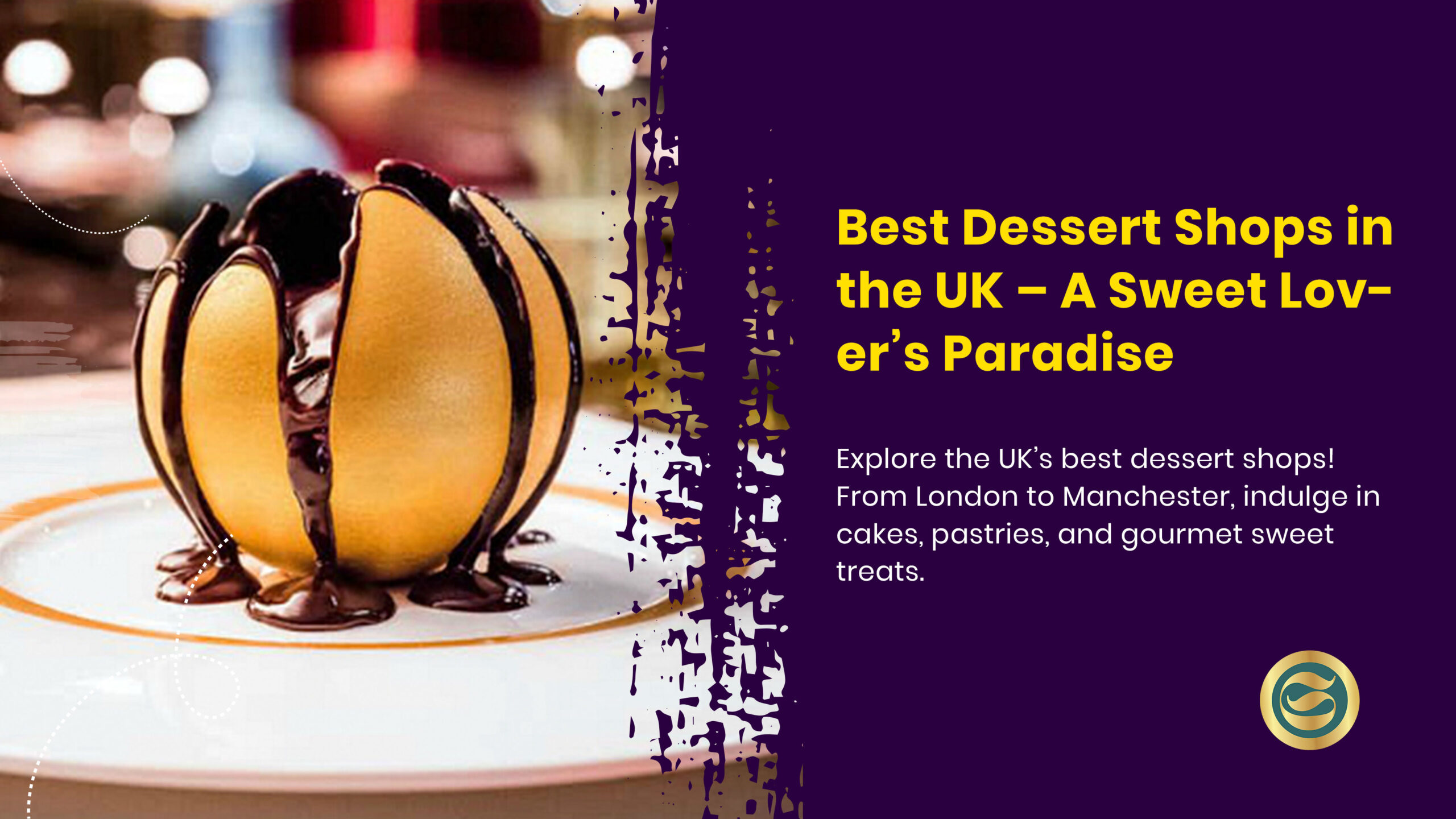 Stunning desserts from the UK's best patisseries, ice cream shops, and cake boutiques in London, Manchester, and Edinburgh