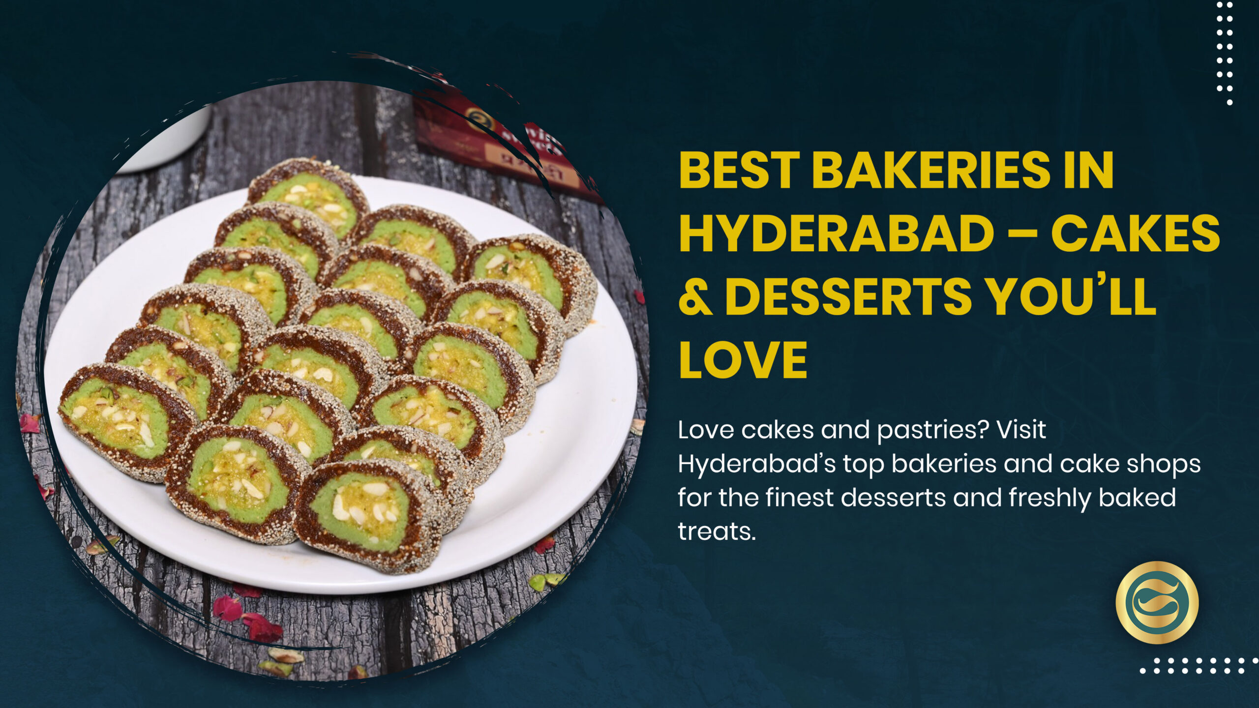 Best bakeries and cake shops in Hyderabad featuring premium cakes, pastries, artisanal bread and traditional biscuits