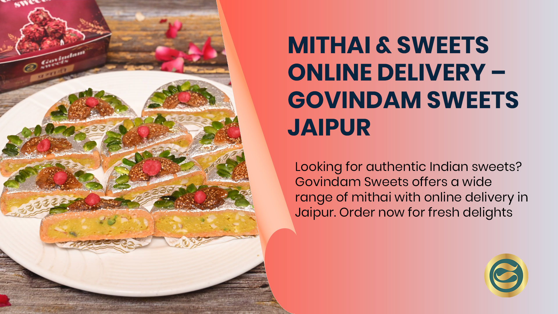 mithai & sweets delivery in Jaipur – Govindam Sweets Jaipur