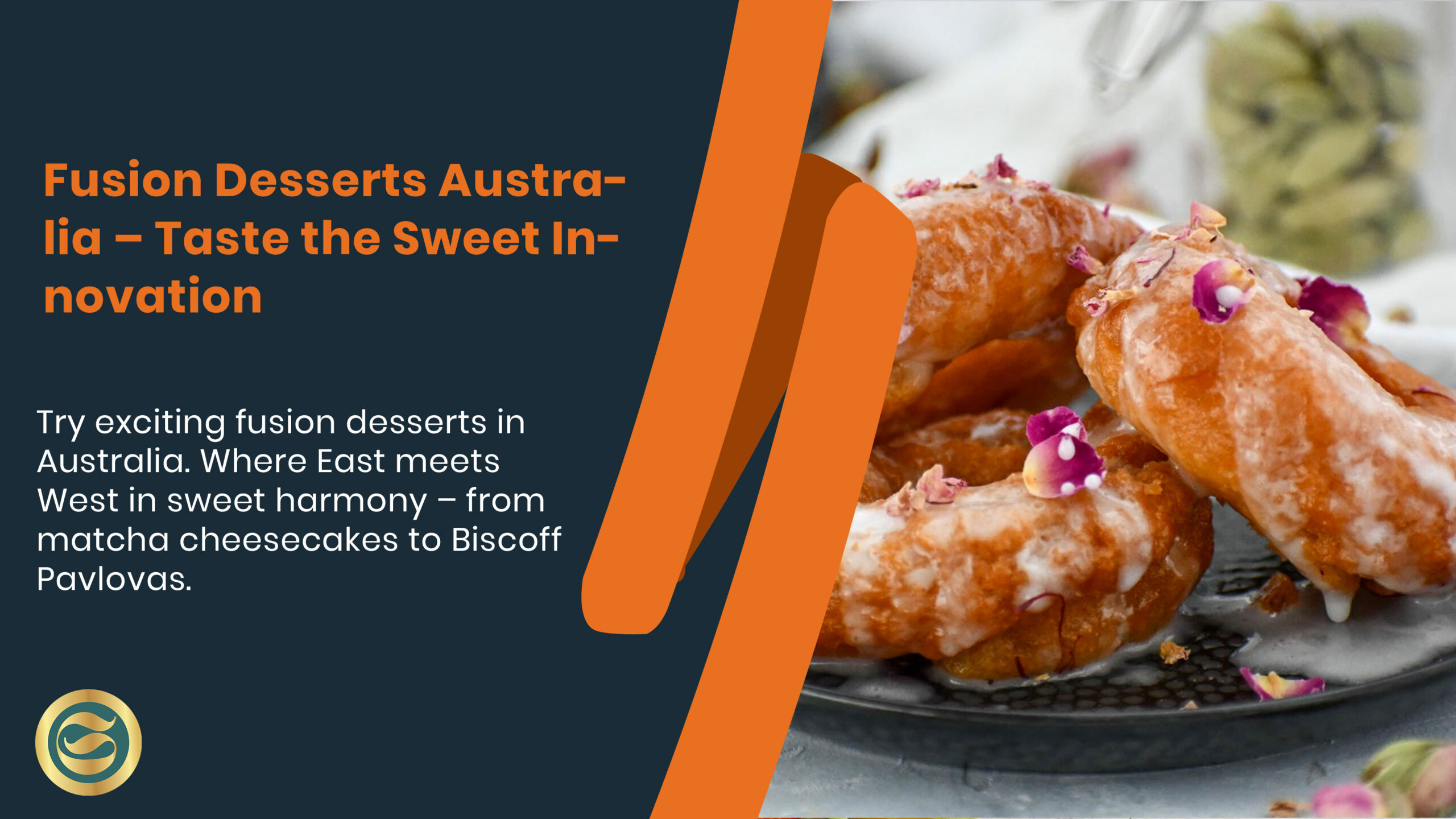 fusion desserts Australia, hybrid sweets, Asian-Australian dessert, modern pavlova, innovative patisserie, cross-cultural treats