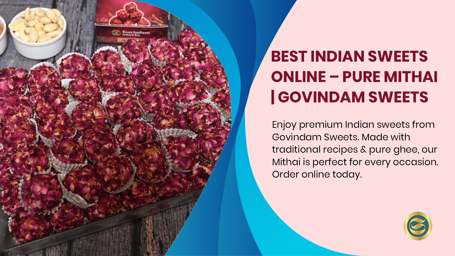 Authentic mithai collection featuring premium Indian sweets made with traditional recipes pure ghee and fresh ingredients