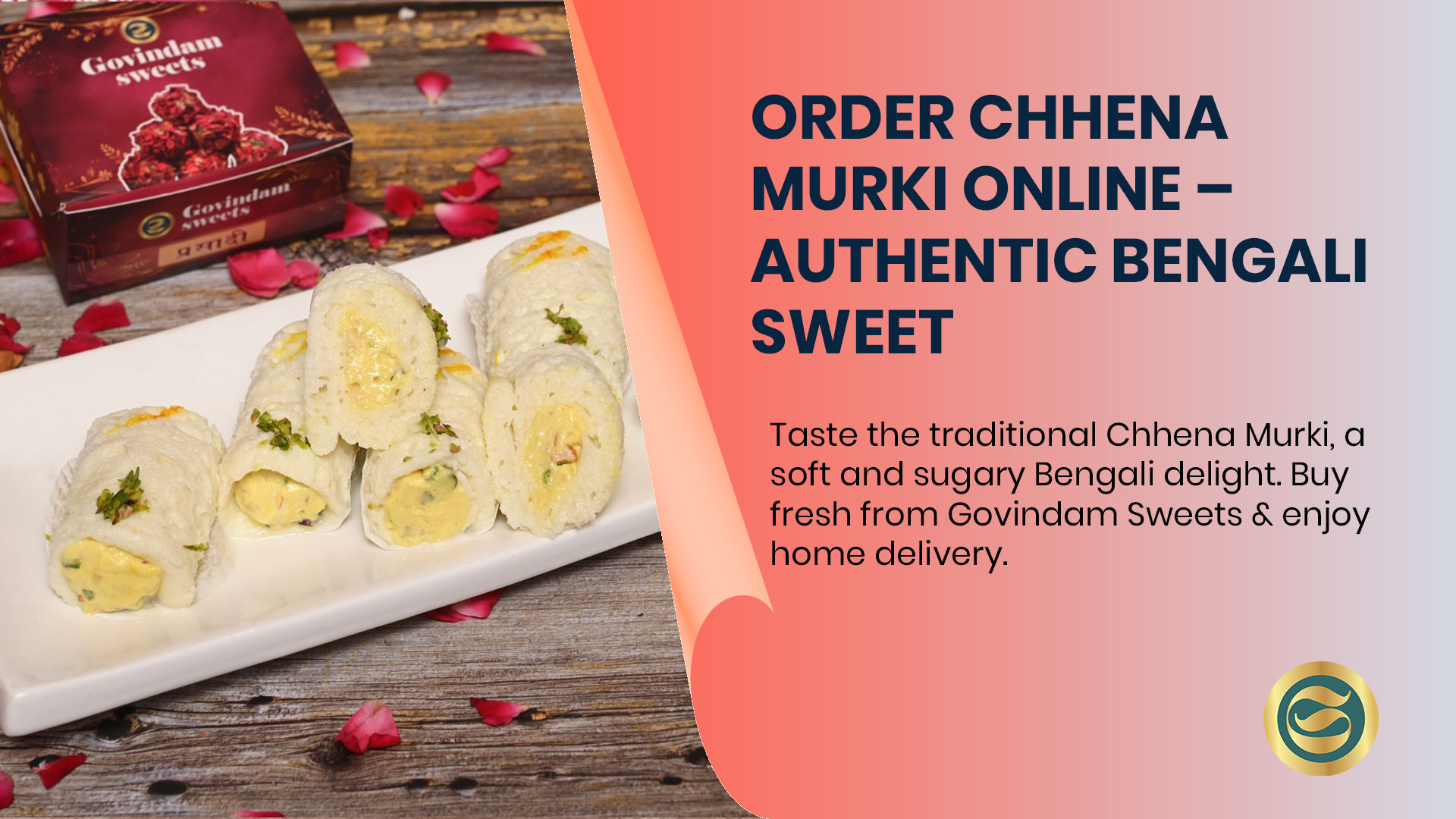 Chhena Murki - Authentic Bengali milk-based sweet from Govindam