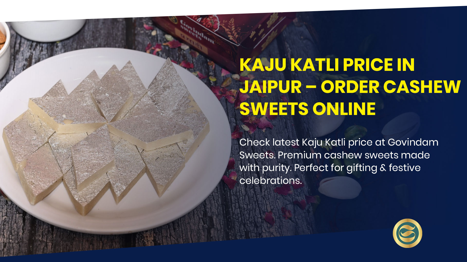Secrets Behind Perfect Kaju Katli Govindam Sweets | Premium