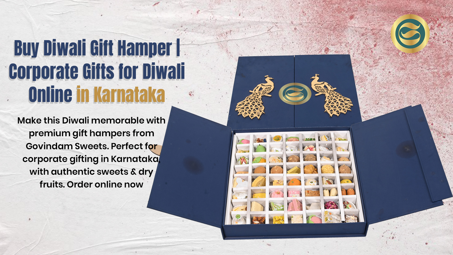 Premium Diwali gift hampers Karnataka authentic sweets dry fruits corporate gifts