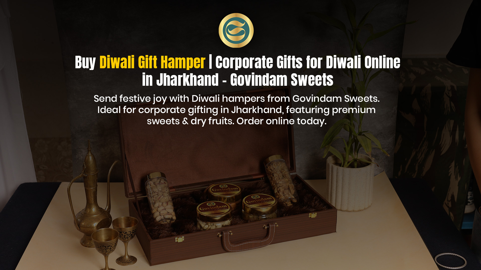 Premium Diwali gift hampers Jharkhand authentic sweets dry fruits corporate gifts