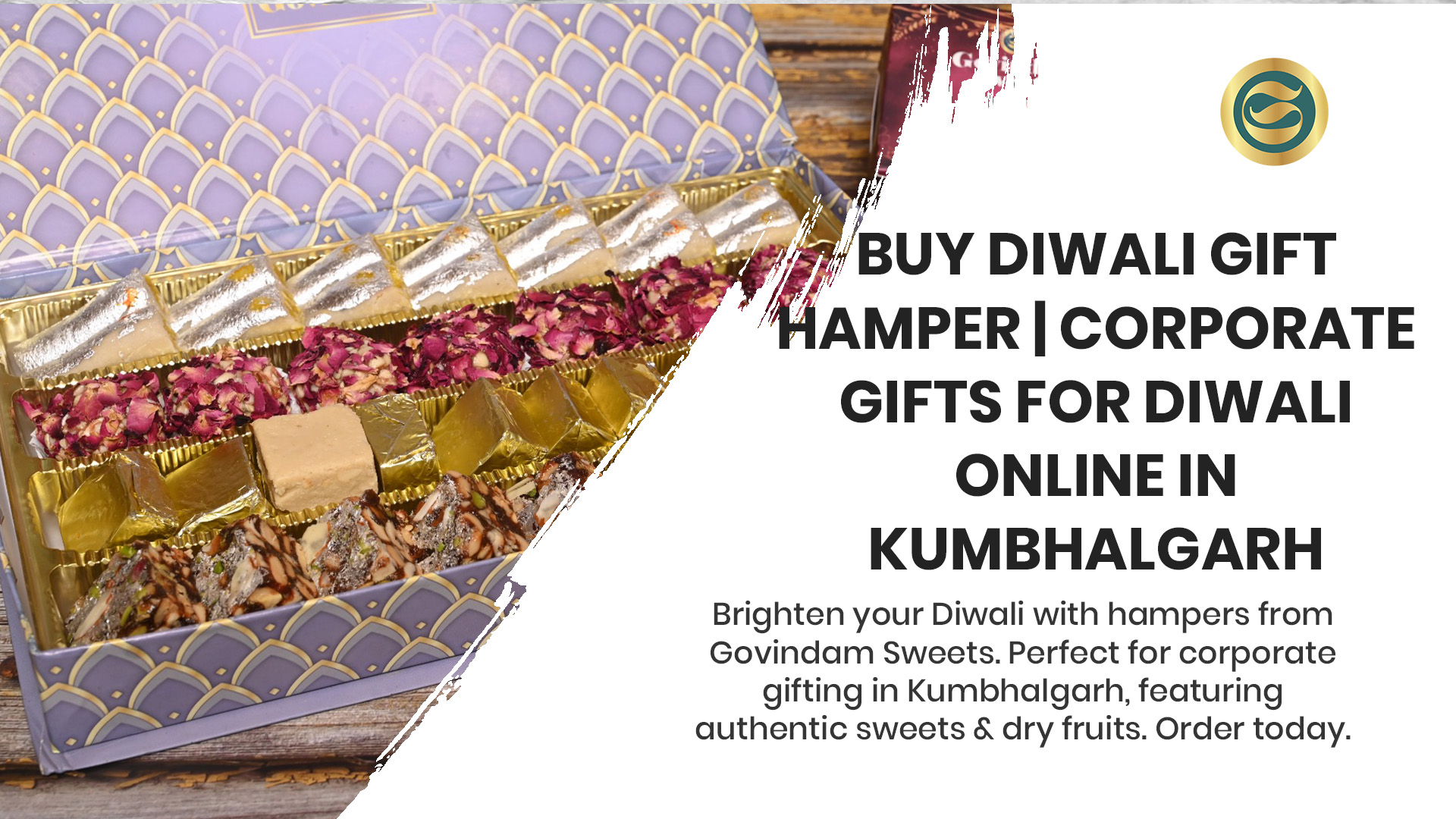 Premium Diwali gift hamper Kumbhalgarh authentic Rajasthani sweets dry fruits corporate gifts