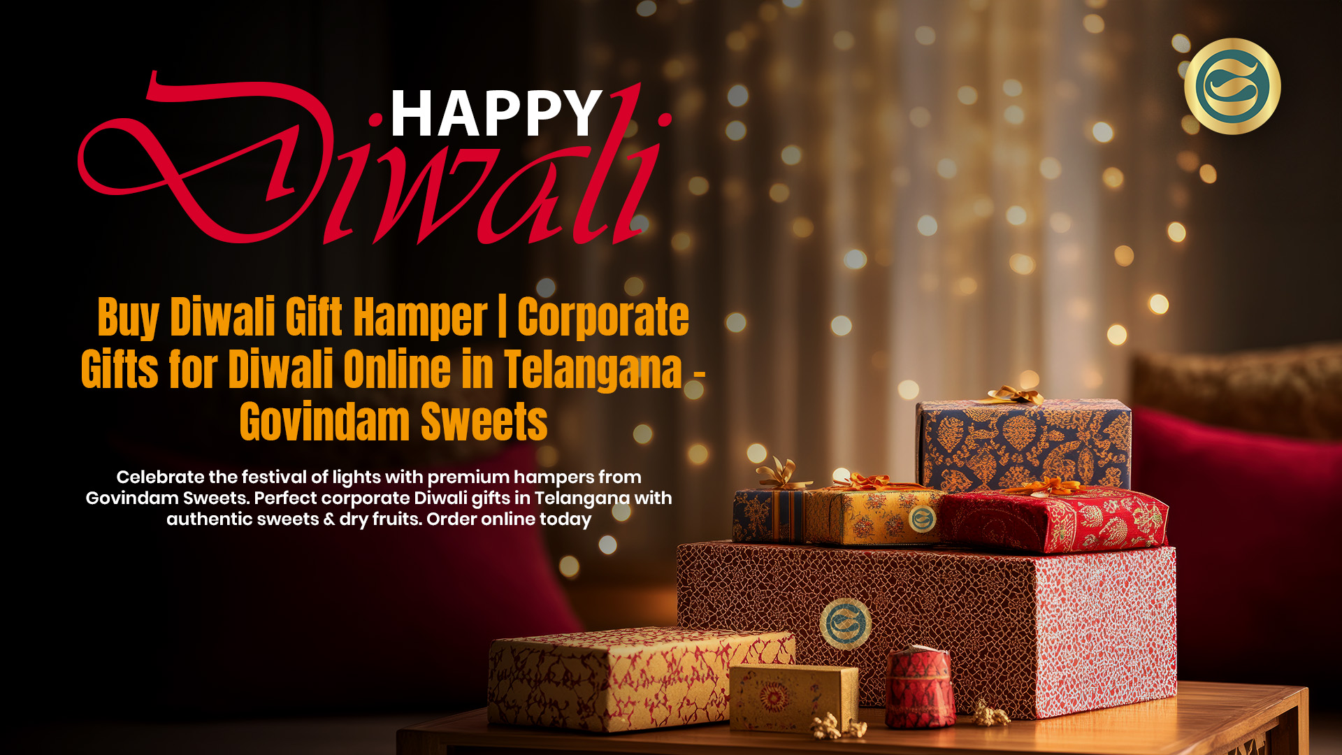 Premium Diwali gift hampers Telangana authentic sweets dry fruits corporate gifts