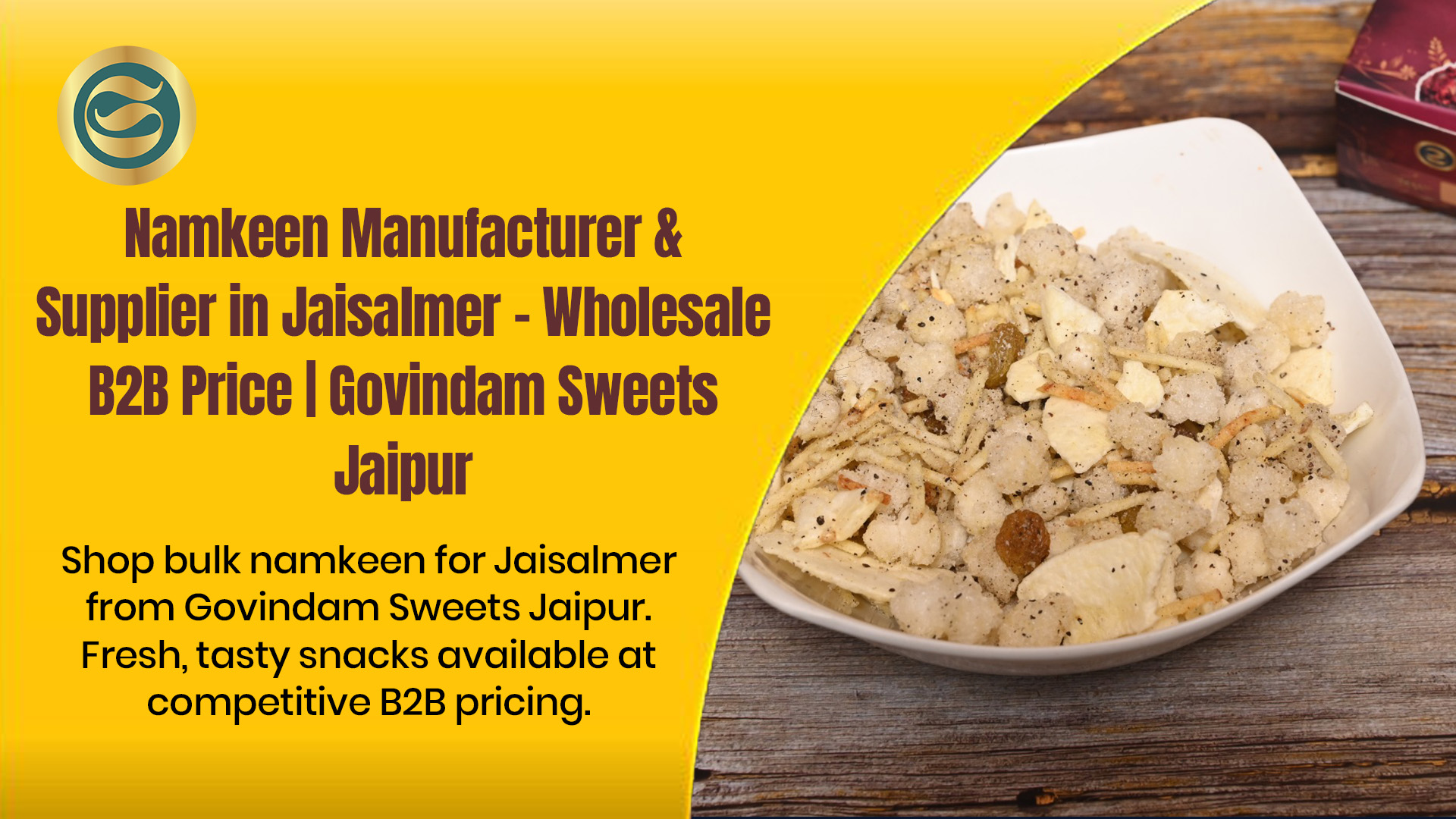 Namkeen Manufacturer Jaisalmer & Supplier – Wholesale B2B