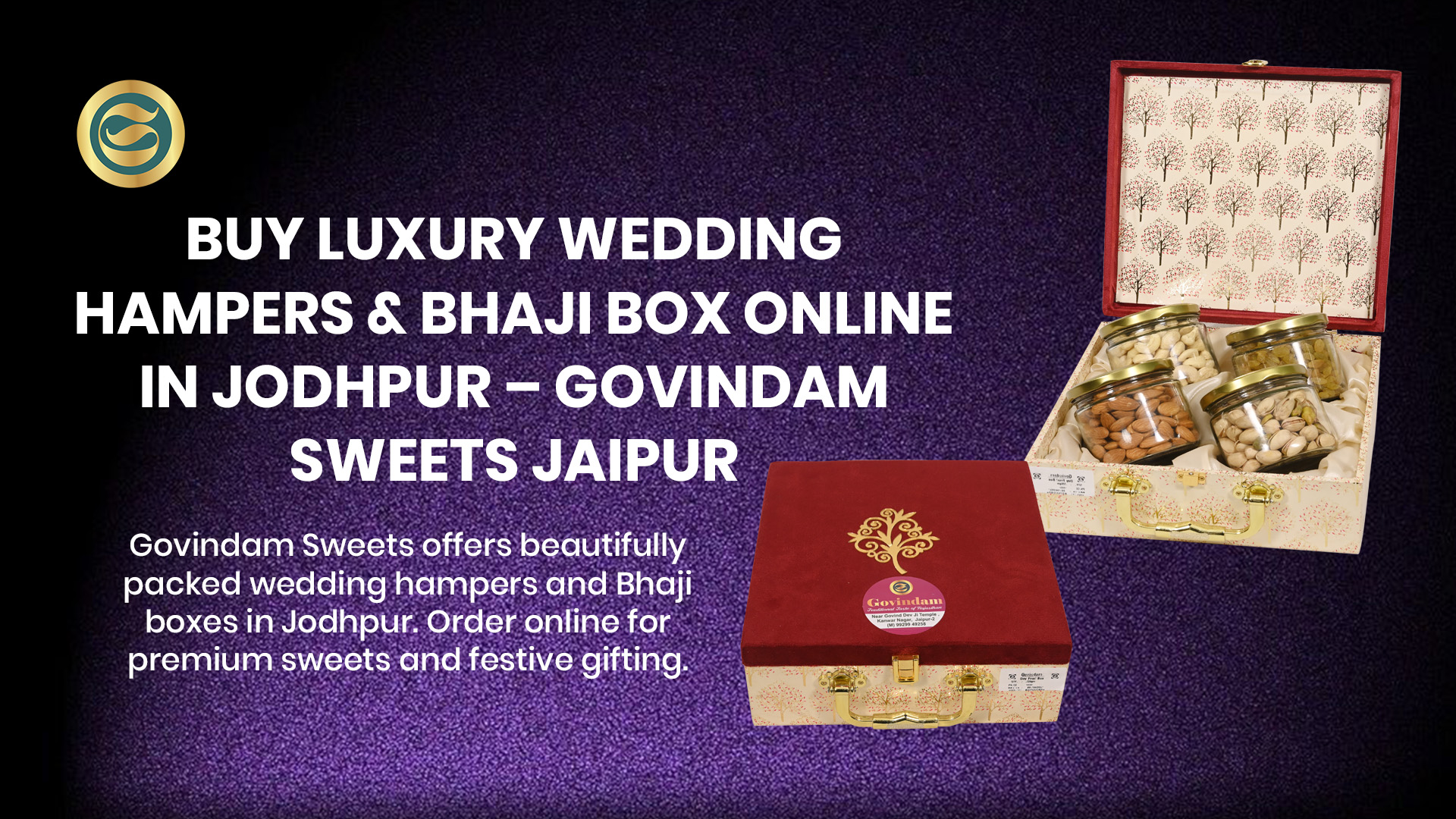 Luxury Wedding Hampers Jodhpur Bhaji Box Govindam Premium