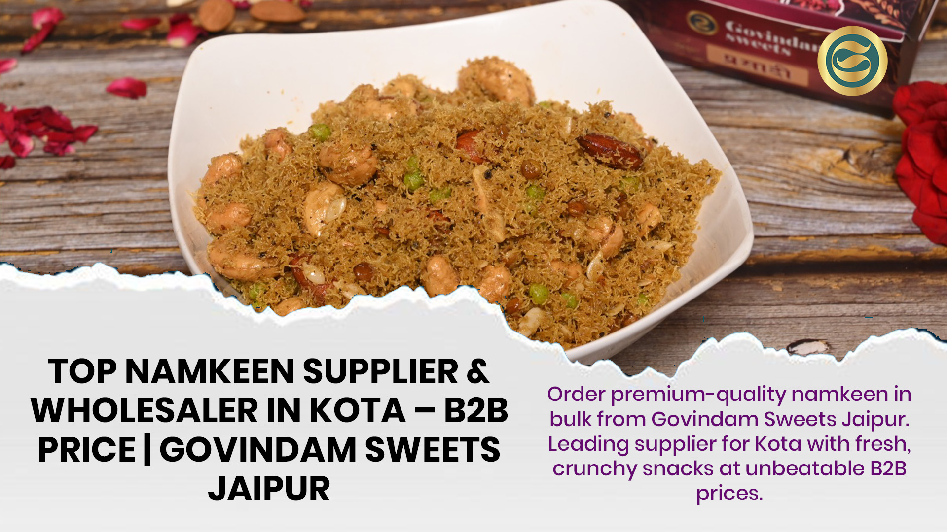 Premium quality fresh crunchy namkeen supplier Kota unbeatable B2B bulk prices