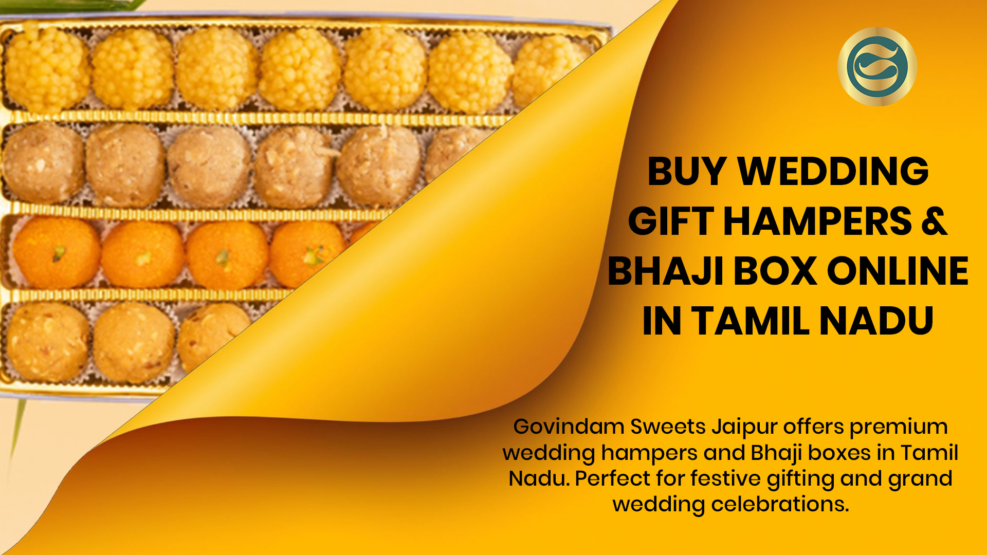 wedding hampers Tamil Nadu interstate delivery Govindam Sweets premium quality